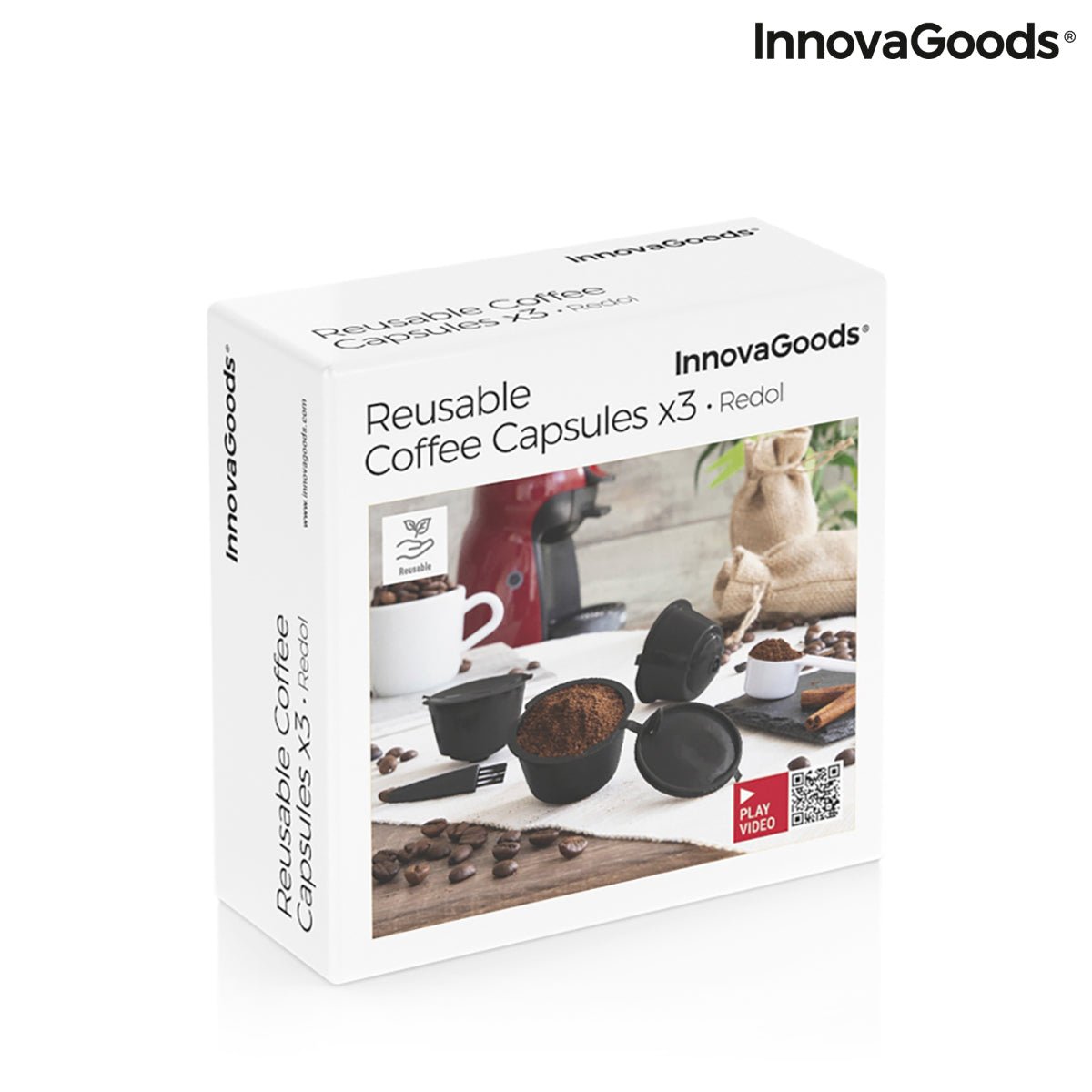 3er Set wiederverwendbaren Kaffeekapseln - Home Tales