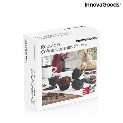 3er Set wiederverwendbaren Kaffeekapseln - Home Tales